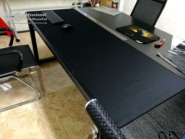 custom giant black mouse pads
